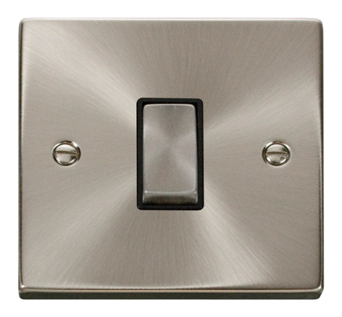Scolmore v1 Gang Intermediate 'Ingot' 10AX Switch - Black