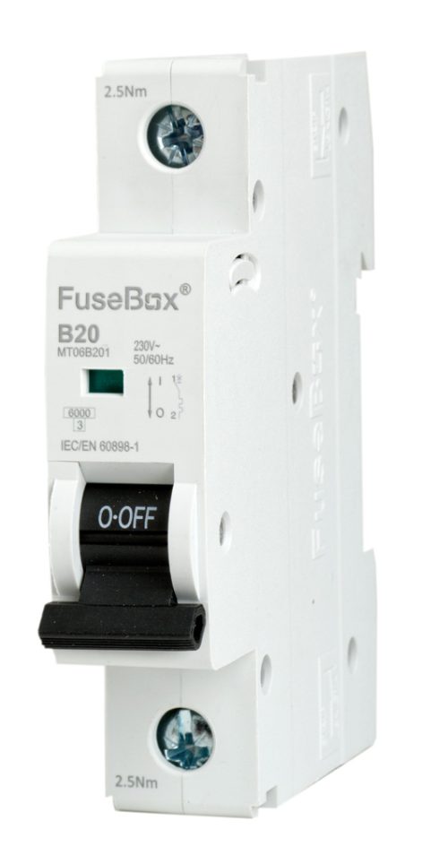 FuseBox MCB 20amp B Type MT06B201