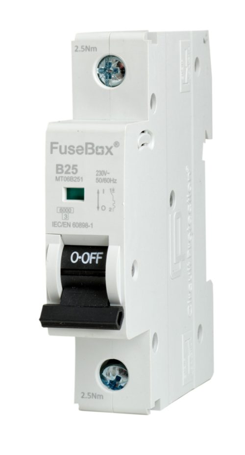FuseBox MCB 25amp B Type MT06B251