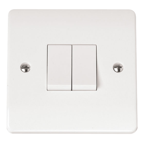CMA012 2 Gang 2 Way Plate Switch