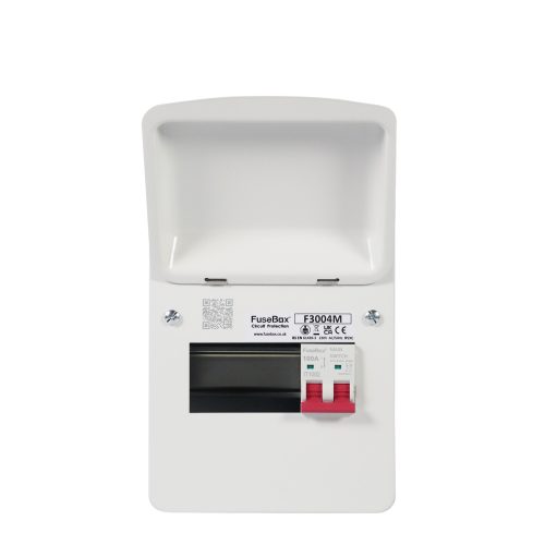 F3004M Fusebox 4 Way RCBO Consumer Unit with Main Switch