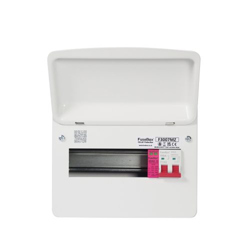 F3007MZ Fusebox 7 Way 100A Main Switch Consumer Unit With SPD