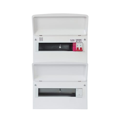F3023MZ Fusebox 23 Way (11/12 double bank) 100A Main Switch Consumer Unit With SPD
